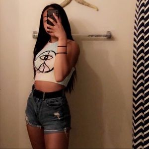 tie dye gypsy warrior halter top